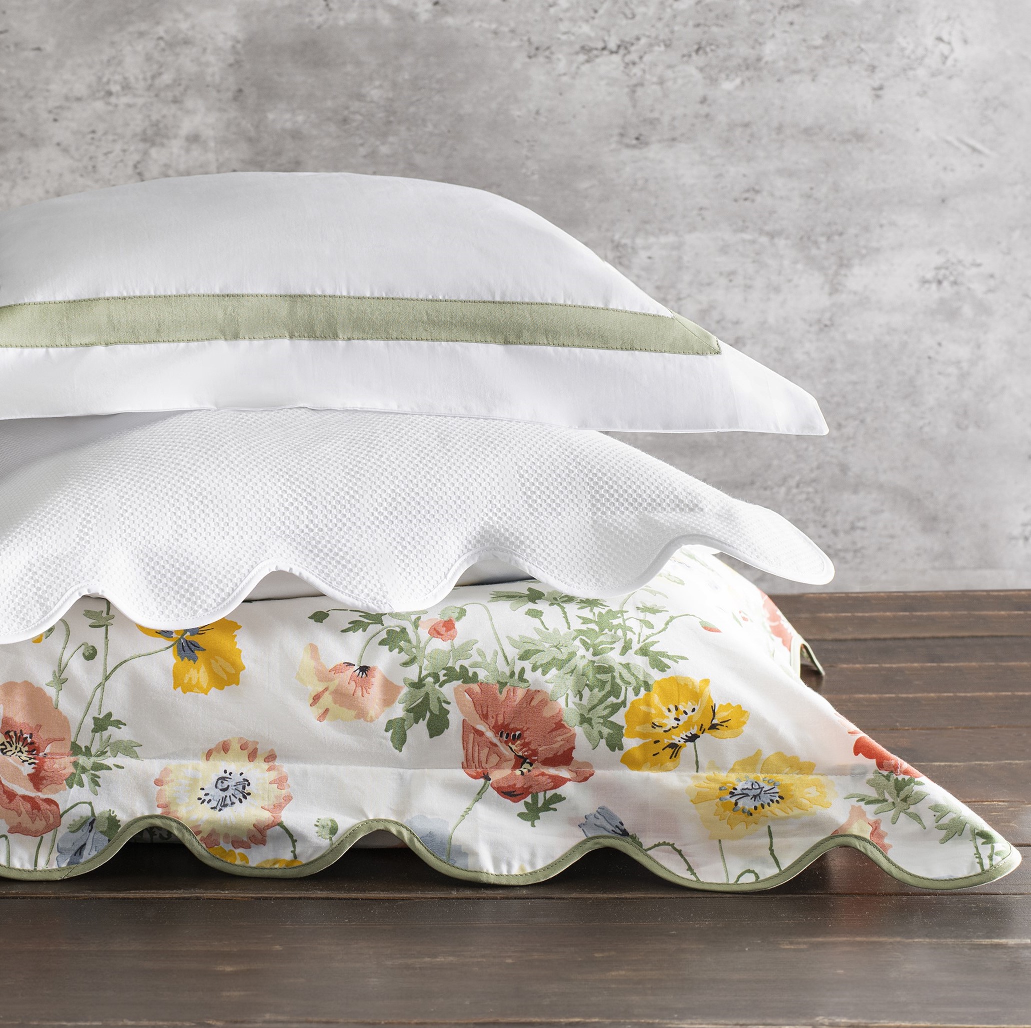 Poppies (Scalloped Hem)